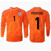 England Jordan Pickford #1 Målmand Hjemmebanetrøje EM 2024 Lange ærmer