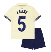 Everton Michael Keane #5 Udebanetrøje Børn 2025-26 Kort ærmer (+ bukser)