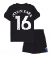 Everton Vitaliy Mykolenko #16 Tredje trøje Børn 2025-26 Kort ærmer (+ bukser)