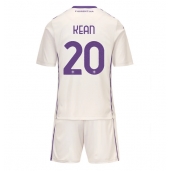 Fiorentina Moise Kean #20 Udebanetrøje Børn 2025-26 Kort ærmer (+ bukser)