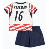 Forenede Stater Alex Freeman #16 Hjemmebanetrøje Børn VM 2026 Kort ærmer (+ bukser)