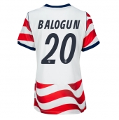 Forenede Stater Folarin Balogun #20 Hjemmebanetrøje Dame VM 2026 Kort ærmer