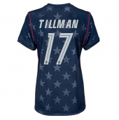 Forenede Stater Malik Tillman #17 Udebanetrøje Dame VM 2026 Kort ærmer