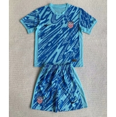 Forenede Stater Målmand Hjemmebanetrøje Børn Copa America 2024 Kort ærmer (+ bukser)