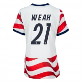 Forenede Stater Timothy Weah #21 Hjemmebanetrøje Dame VM 2026 Kort ærmer