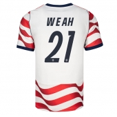 Forenede Stater Timothy Weah #21 Hjemmebanetrøje VM 2026 Kort ærmer