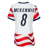 Forenede Stater Weston McKennie #8 Hjemmebanetrøje Dame VM 2026 Kort ærmer