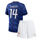 Frankrig Adrien Rabiot #14 Hjemmebanetrøje Børn VM 2026 Kort ærmer (+ bukser)