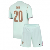 Frankrig Desire Doue #20 Udebanetrøje Børn VM 2026 Kort ærmer (+ bukser)