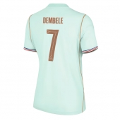 Frankrig Ousmane Dembele #7 Udebanetrøje Dame VM 2026 Kort ærmer