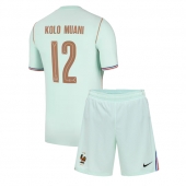 Frankrig Randal Kolo Muani #12 Udebanetrøje Børn VM 2026 Kort ærmer (+ bukser)