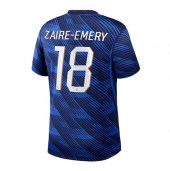 Frankrig Warren Zaire-Emery #18 Hjemmebanetrøje VM 2026 Kort ærmer