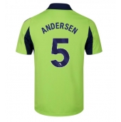 Fulham Joachim Andersen #5 Udebanetrøje 2025-26 Kort ærmer