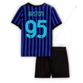Inter Milan Alessandro Bastoni #95 Hjemmebanetrøje Børn 2025-26 Kort ærmer (+ bukser)