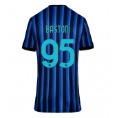 Inter Milan Alessandro Bastoni #95 Hjemmebanetrøje Dame 2025-26 Kort ærmer