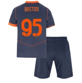 Inter Milan Alessandro Bastoni #95 Tredje trøje Børn 2025-26 Kort ærmer (+ bukser)