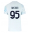 Inter Milan Alessandro Bastoni #95 Udebanetrøje 2025-26 Kort ærmer