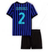 Inter Milan Denzel Dumfries #2 Hjemmebanetrøje Børn 2025-26 Kort ærmer (+ bukser)