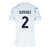 Inter Milan Denzel Dumfries #2 Udebanetrøje Dame 2025-26 Kort ærmer