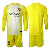 Inter Milan Målmand Udebanetrøje Børn 2025-26 Lange ærmer (+ bukser)