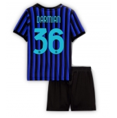Inter Milan Matteo Darmian #36 Hjemmebanetrøje Børn 2025-26 Kort ærmer (+ bukser)