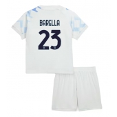 Inter Milan Nicolo Barella #23 Udebanetrøje Børn 2025-26 Kort ærmer (+ bukser)