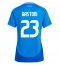 Italien Alessandro Bastoni #23 Hjemmebanetrøje Dame EM 2024 Kort ærmer