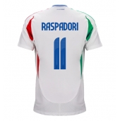 Italien Giacomo Raspadori #11 Udebanetrøje EM 2024 Kort ærmer