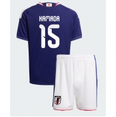 Japan Daichi Kamada #15 Hjemmebanetrøje Børn VM 2026 Kort ærmer (+ bukser)
