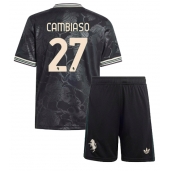 Juventus Andrea Cambiaso #27 Tredje trøje Børn 2025-26 Kort ærmer (+ bukser)