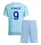 Juventus Dusan Vlahovic #9 Udebanetrøje Børn 2025-26 Kort ærmer (+ bukser)