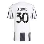 Juventus Jonathan David #30 Hjemmebanetrøje 2025-26 Kort ærmer