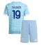 Juventus Khephren Thuram #19 Udebanetrøje Børn 2025-26 Kort ærmer (+ bukser)