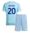 Juventus Lois Openda #20 Udebanetrøje Børn 2025-26 Kort ærmer (+ bukser)
