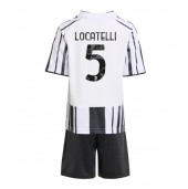 Juventus Manuel Locatelli #5 Hjemmebanetrøje Børn 2025-26 Kort ærmer (+ bukser)