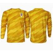 Kroatien Målmand Hjemmebanetrøje EM 2024 Lange ærmer