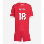 Liverpool Cody Gakpo #18 Hjemmebanetrøje Børn 2025-26 Kort ærmer (+ bukser)
