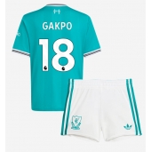 Liverpool Cody Gakpo #18 Tredje trøje Børn 2025-26 Kort ærmer (+ bukser)