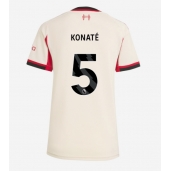 Liverpool Ibrahima Konate #5 Udebanetrøje Dame 2025-26 Kort ærmer
