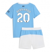 Manchester City Bernardo Silva #20 Hjemmebanetrøje Børn 2025-26 Kort ærmer (+ bukser)