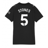 Manchester City John Stones #5 Udebanetrøje Dame 2025-26 Kort ærmer
