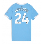 Manchester City Josko Gvardiol #24 Hjemmebanetrøje Dame 2025-26 Kort ærmer