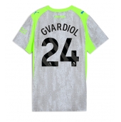 Manchester City Josko Gvardiol #24 Tredje trøje Dame 2025-26 Kort ærmer