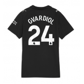 Manchester City Josko Gvardiol #24 Udebanetrøje Dame 2025-26 Kort ærmer