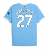 Manchester City Matheus Nunes #27 Hjemmebanetrøje 2025-26 Kort ærmer