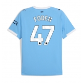 Manchester City Phil Foden #47 Hjemmebanetrøje 2025-26 Kort ærmer