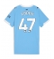 Manchester City Phil Foden #47 Hjemmebanetrøje Dame 2025-26 Kort ærmer