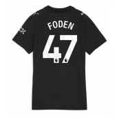 Manchester City Phil Foden #47 Udebanetrøje Dame 2025-26 Kort ærmer