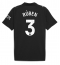 Manchester City Ruben Dias #3 Udebanetrøje 2025-26 Kort ærmer