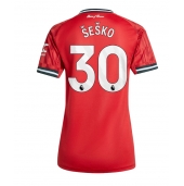 Manchester United Benjamin Sesko #30 Hjemmebanetrøje Dame 2025-26 Kort ærmer